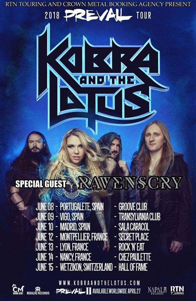 Kobra And The Lotus Ravenscry Tour